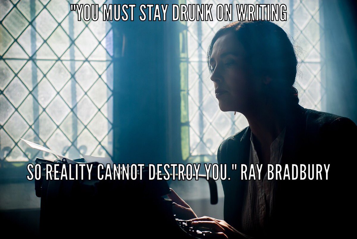 OceanWrites's tweet photo. #writegood or #writebad but #writeon #raybradbury #amwriting #amediting #lesbianlovestories https://t.co/sXkqalZQGU
