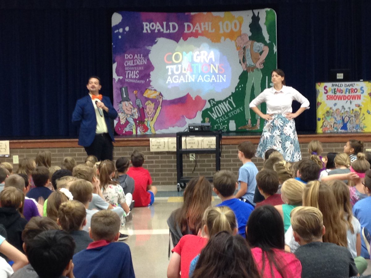 NHight's tweet photo. Roald Dahl Splendiferous Showdown! #epsexcels #bestofbooks #dahl100
#centennialelementary https://t.co/RX2G19JmMs