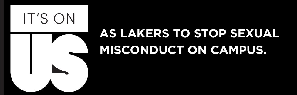 GVSU's tweet photo. A town hall forum about sexual assault is today, 5:30 p.m., KC Area 51. #ItsOnUs to take care of fellow Lakers. https://t.co/BTIMnYgpv5