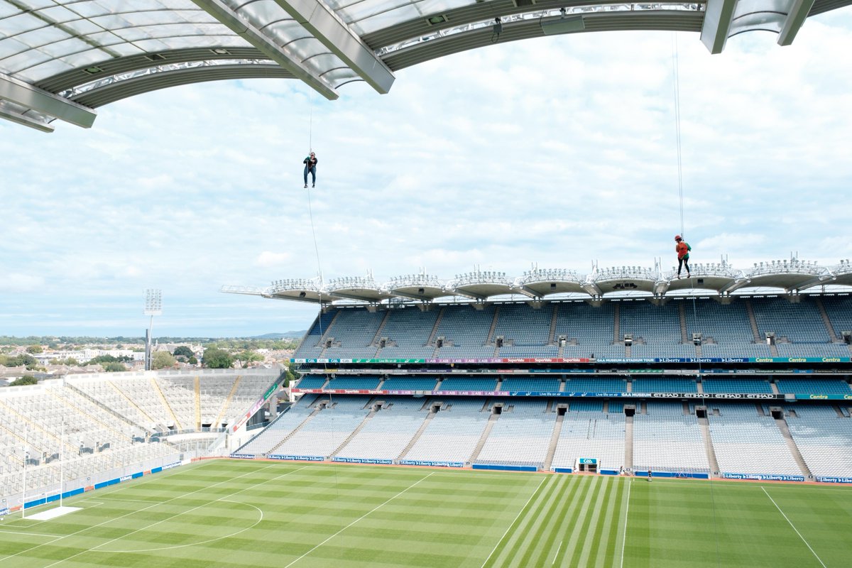 GniGhio's tweet photo. @kieransmith And herein lies the proof! @GrooveyardEvent @CrokeParkEvents #picturescantlie #abseil https://t.co/TTbocyC3hX
