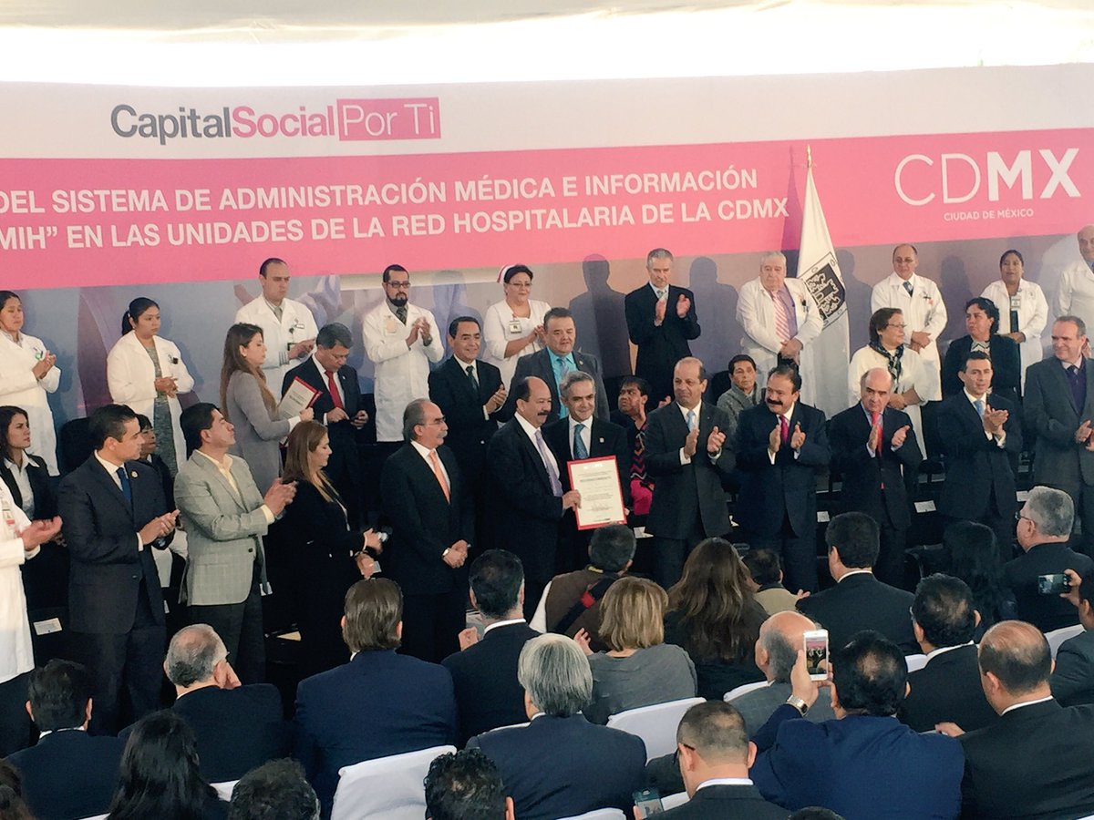 GobCDMX's tweet photo. Hoy mejoramos los sistemas de @S_SaludCDMX a través de #SAMIH; historial médico en línea. ¡Tu información clínica en todo momento y lugar! https://t.co/sLnekSdgCt