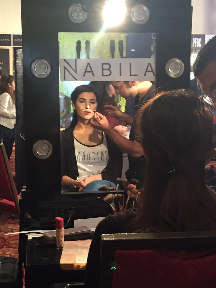 ABobby9100's tweet image. HF getting ready to walk the ramp for Saira Rizwan tonight at #PFDC2016