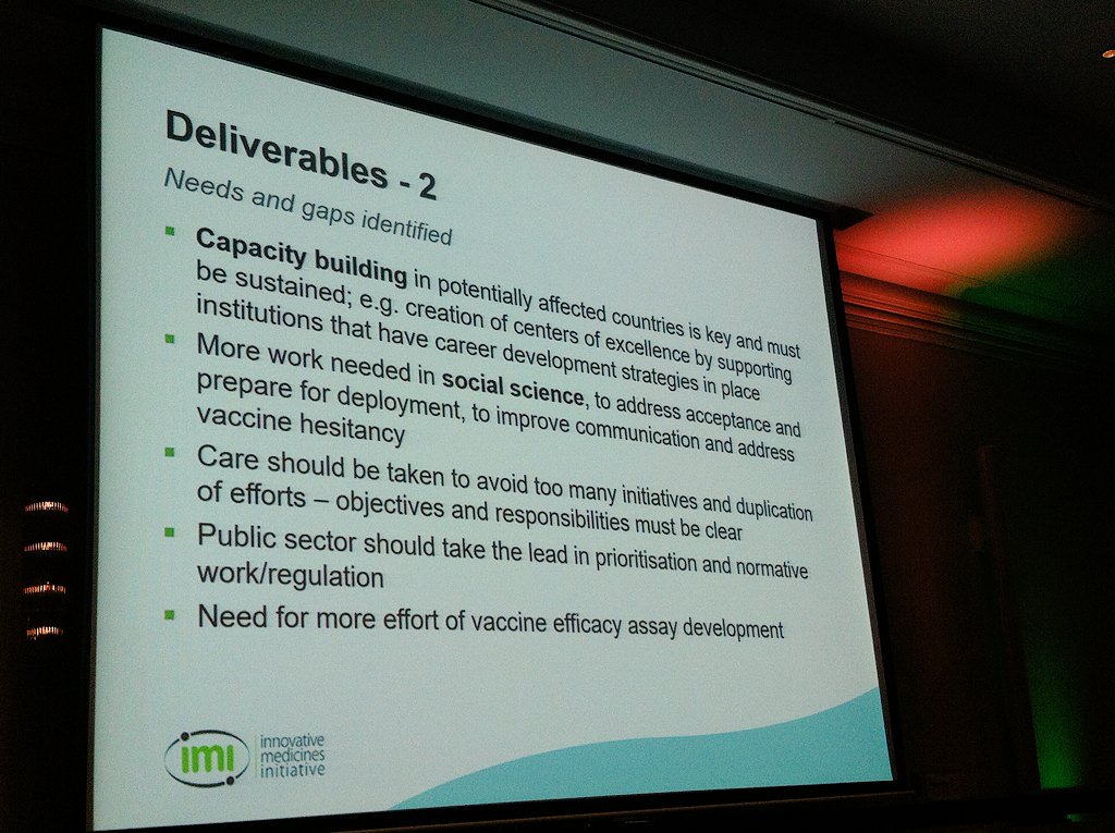 IHIEurope's tweet photo. Angela Wittelsberger of IMI showcases the outcomes of the biopreparedness workshop #IMISF2016 https://t.co/sRgvJyEC3m