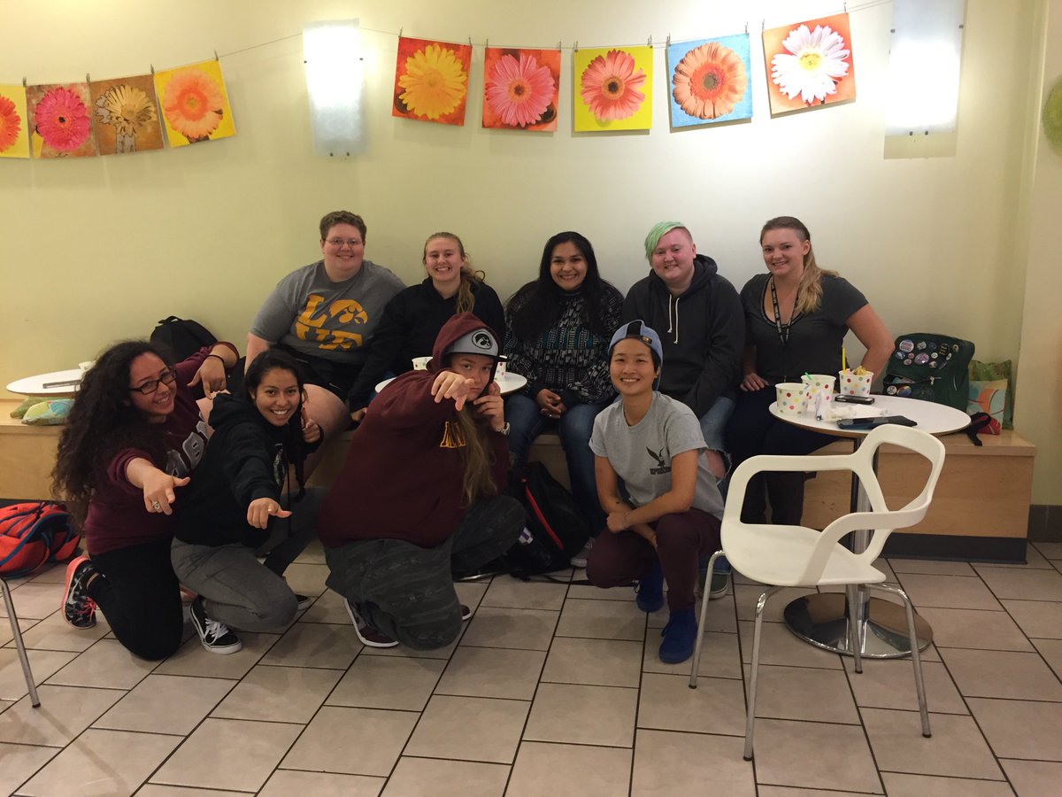 GRL_UIowa's tweet photo. We had our MGC paired social last night with Lambda Theta Nu at @YotopiaIowaCity !! https://t.co/B6bcGVeT0h