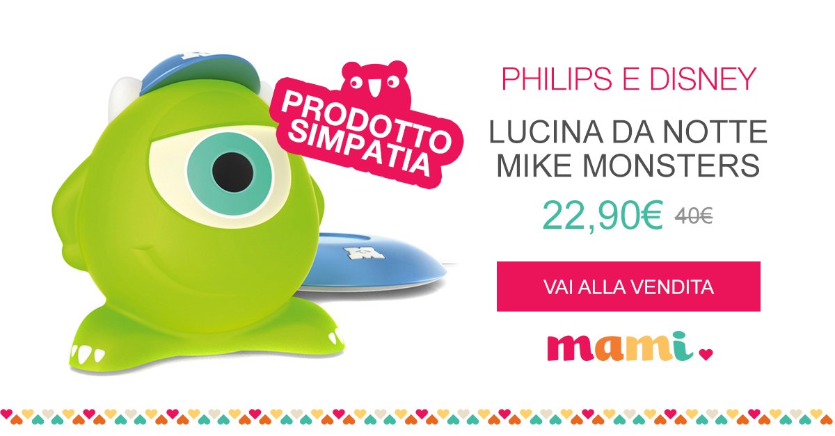 Bye Bye paura del buio con Monsters &amp; Co: scopri tutti gli altri personaggi delle lampade Philips e Disney: goo.gl/gcaapr