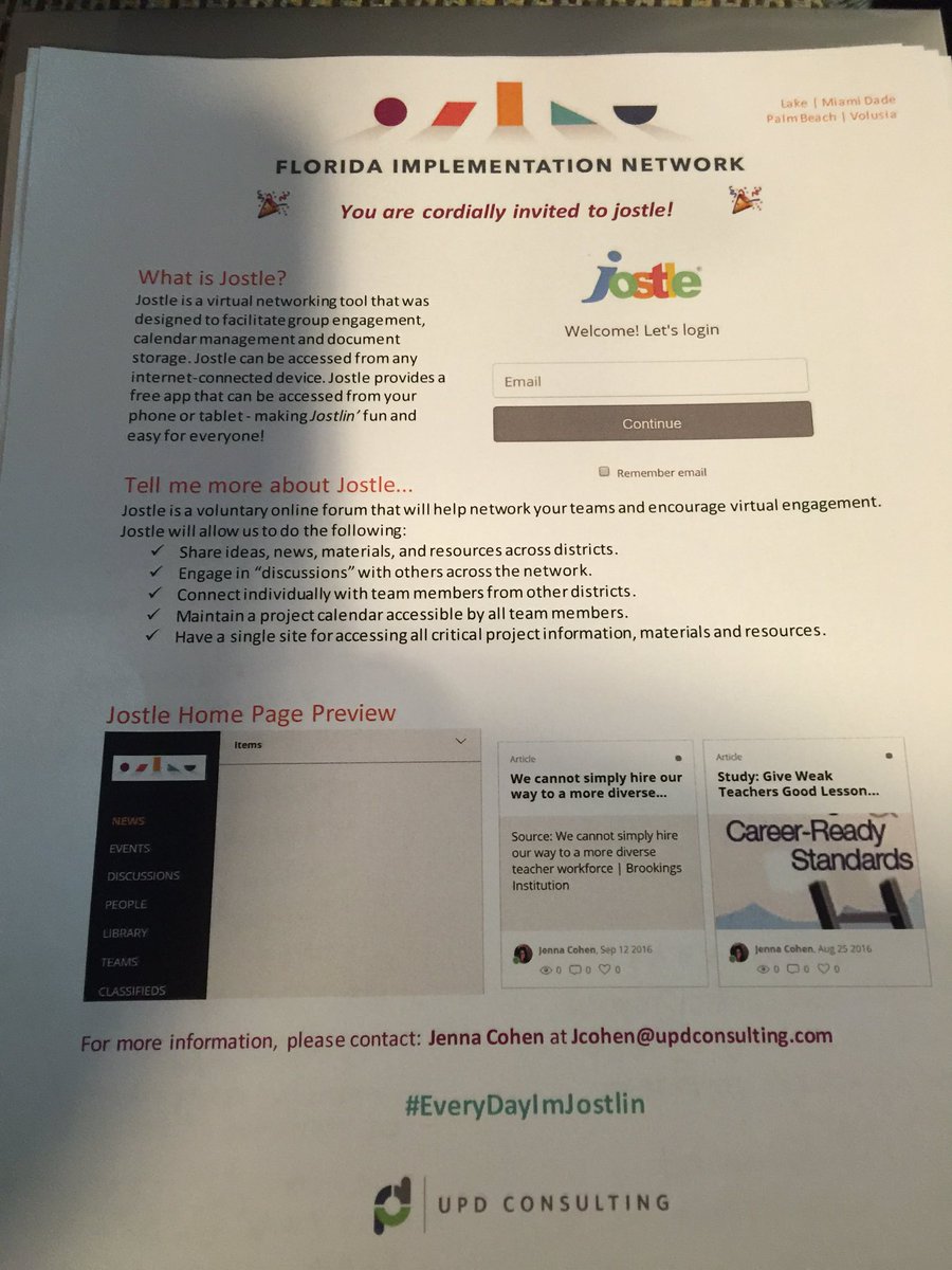 secondary612CI's tweet photo. Jenna is sharing #Jostle w/ Our cohort! @UPDConsulting @eclecticanchor @Jarvis_Kathlene @LHStinger1 #FLINetwork #EveryDayImJostlin #LCS https://t.co/VYVIowfASY