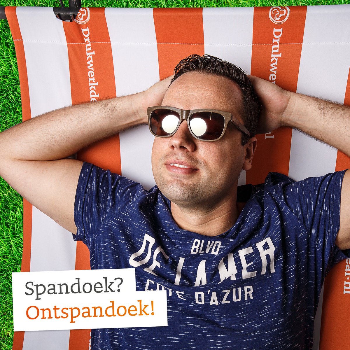 drukwerkdeal's tweet image. Doek + frame = ontspandoek. Wat zijn jouw gave #printhacks? #spandoek #hangmat