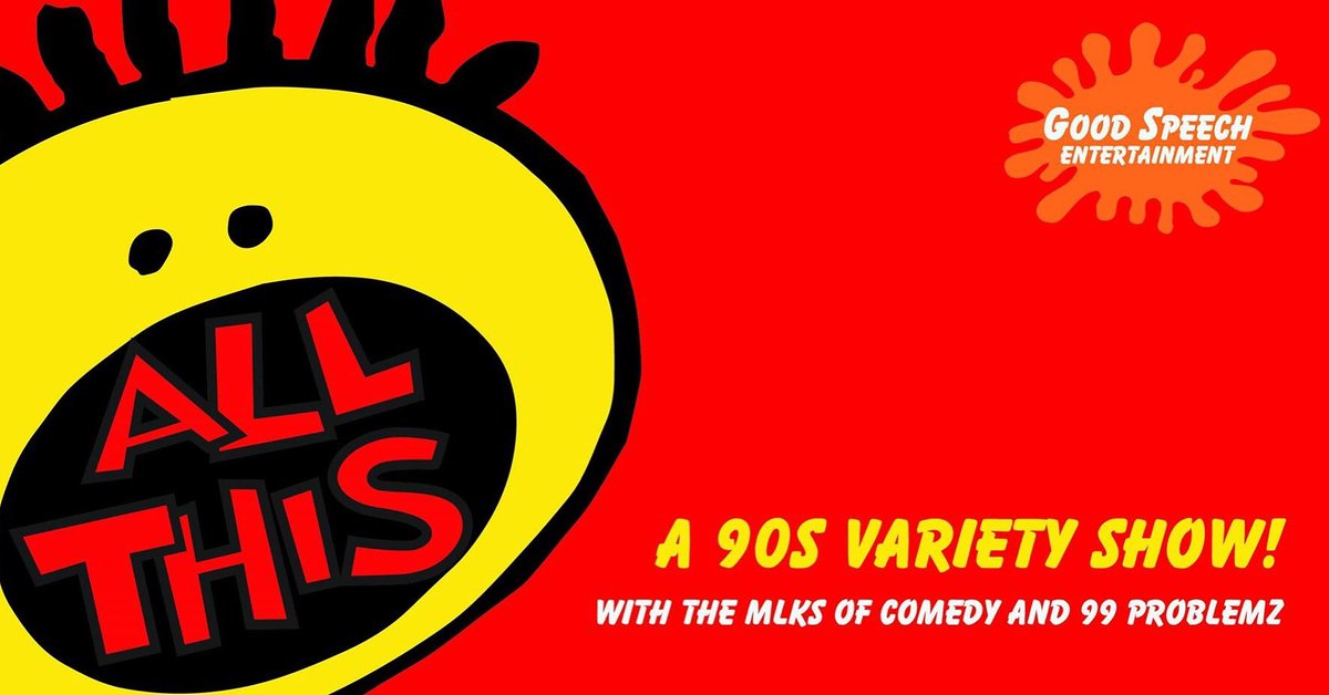 CatharineSavage's tweet photo. It's like the hit TV show "All That" except it's live theater babay!! Featuring #99probz and the #mlksofcomedy TONIGHT AT 8PM ππ£π https://t.co/HEHnmE8Iqp