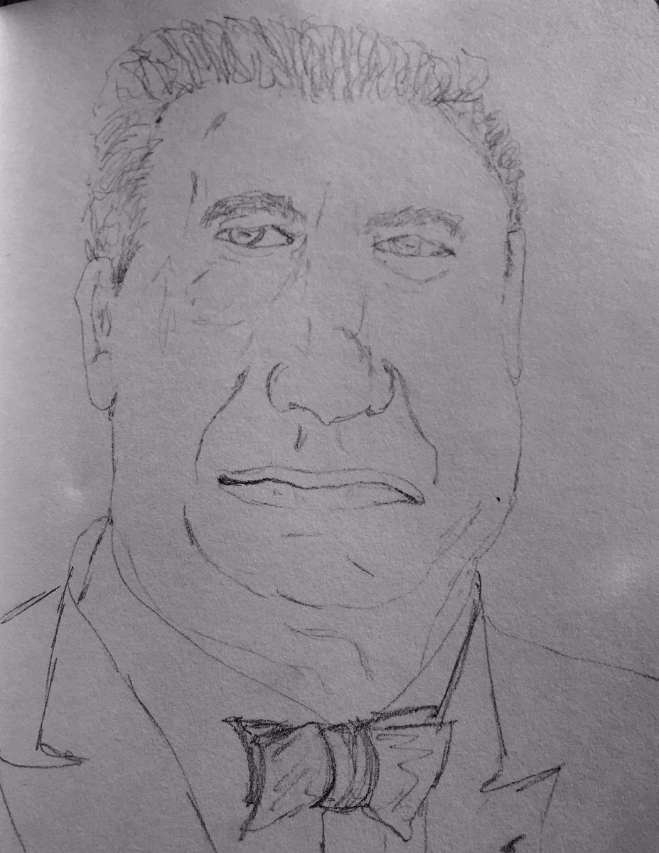 TheGaryMcNair's tweet photo. Ok world. It's Thursday. It's time for one of my shit drawings. So... Who is this? #shitportrait #crapface https://t.co/Bqpc1kuZjU