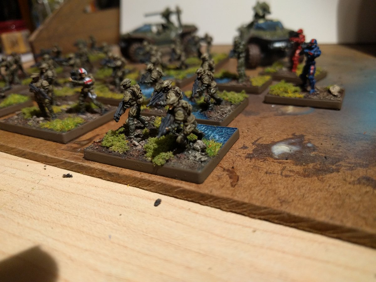 one_inch_heroes's tweet photo. UNSC troopers complete for @spartangames #Halogroundcommand, commission for @Darqeuling #halo #haloreach #minis #miniatures https://t.co/5V8P1ZvuqY