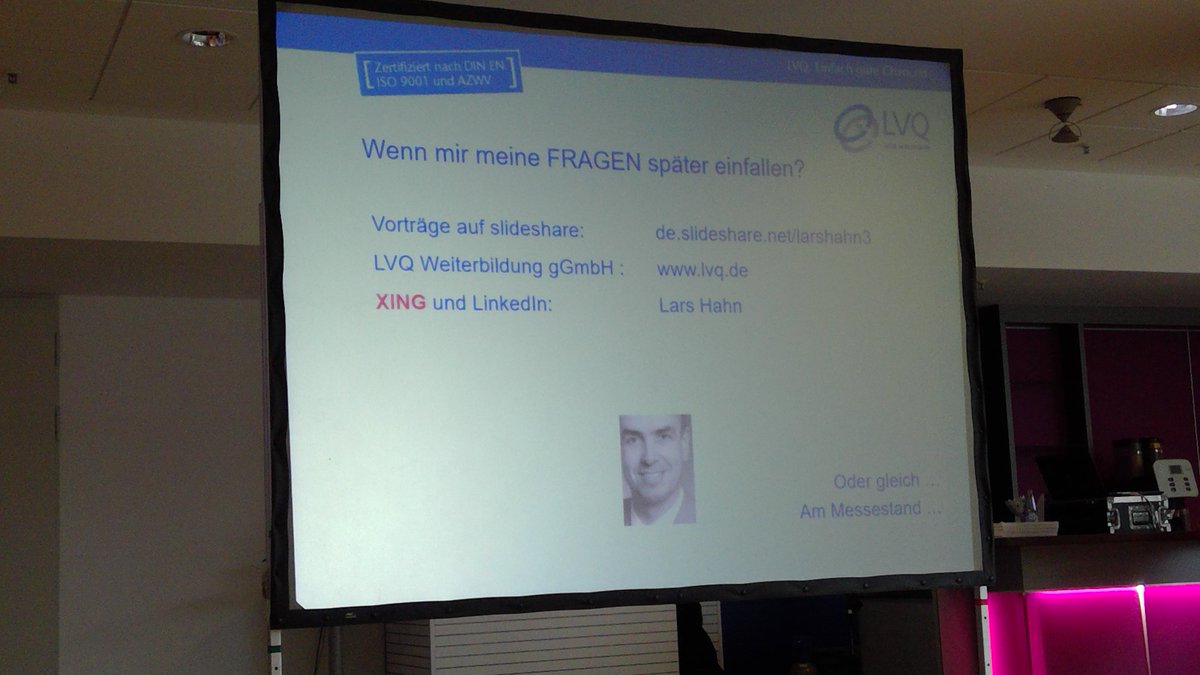 bernhardhinsken's tweet photo. Ein bisschen Werbung für den #Chef von der @LVQ_Bildung:
@DerLarsHahn und seine Kontaktmöglichkeiten
#dwt2016 https://t.co/X3IKcuLCsk