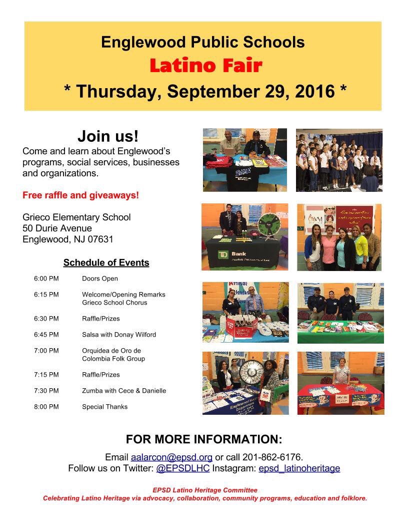 EPSDLHC's tweet photo. Our Annual Latino Fair is today! .@EnglewoodPatch .@EnglewoodEDC .@Englewood201 .@EnglewoodFD .@EnglewoodNJPD .@englewoodhosp https://t.co/i6qyInGlMy