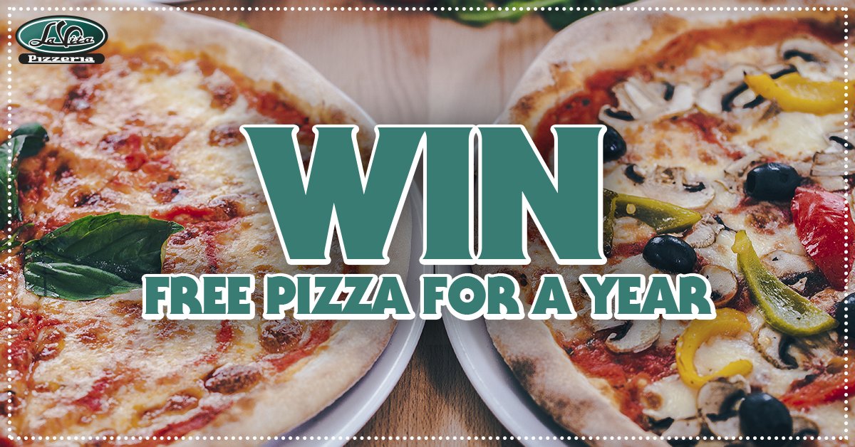 lavitageorgesq's tweet photo. 🍕🍕🍕 WIN FREE PIZZA FOR A YEAR 🍕🍕🍕 FULL DETAILS HOW TO ENTER HERE: https://t.co/m65hJMqqzh https://t.co/iLENLClHzX