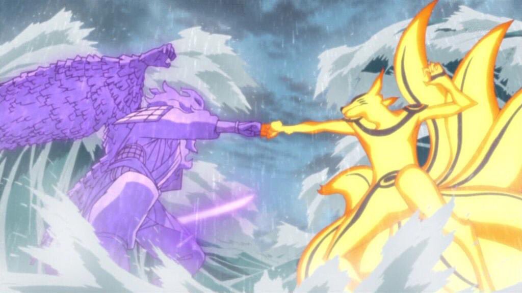 城 アニメ垢 今週のnaruto疾風伝スペシャル視聴 今までにない本気作画 Amp Bgmなしと神回だった 原作にはなかった戦闘シーンもあってたしかなまんぞく 最後のナルトと皆の力を合わせた螺旋丸とサスケ1人の千鳥はアシュラとインドラを象徴してたんだなあ