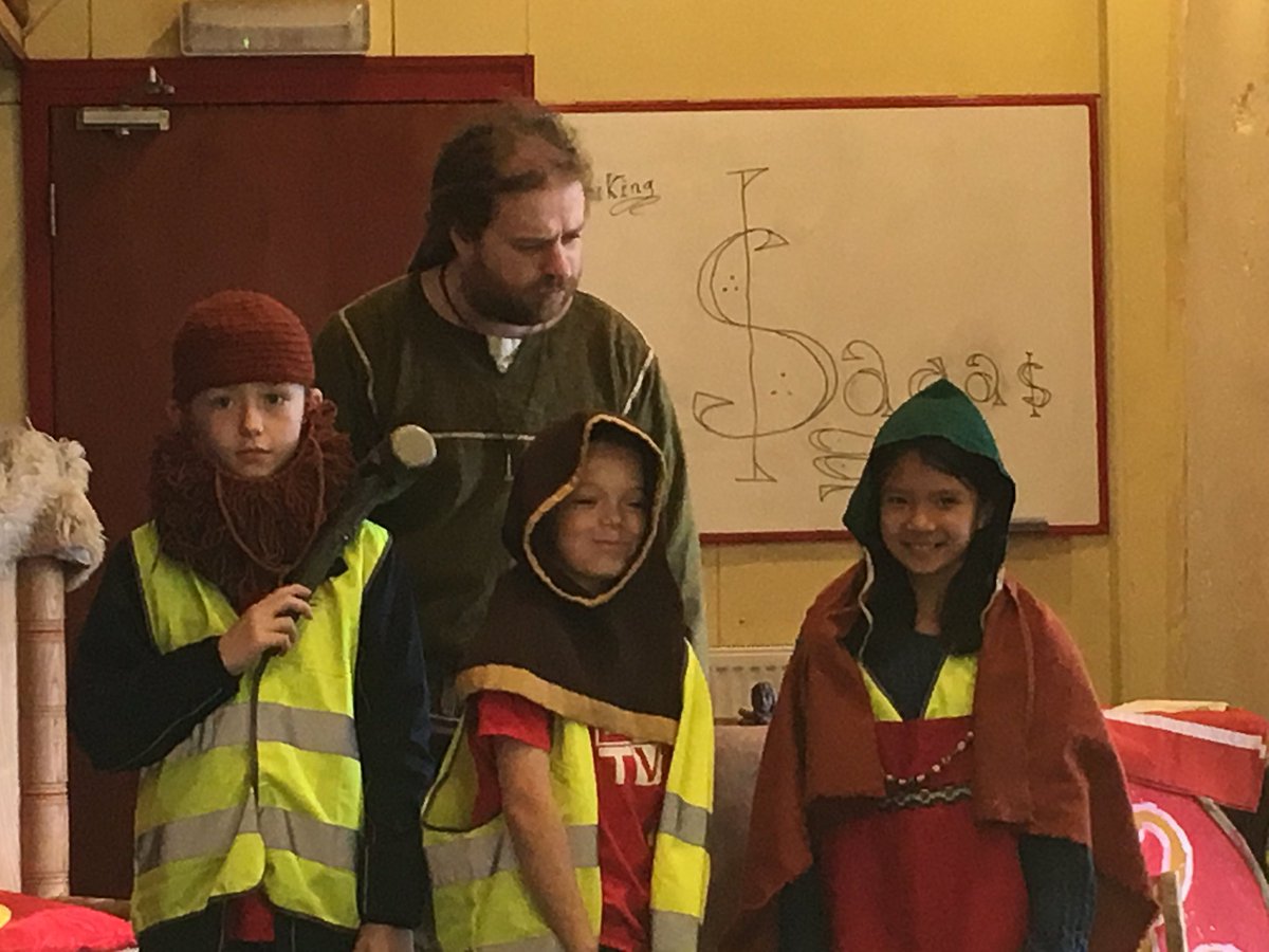 mrs_pollitt's tweet photo. @KSL_Kirkdale Acting out Viking Sagas #Thor #Thrim #Freya #Loki https://t.co/3myf6CuYLb