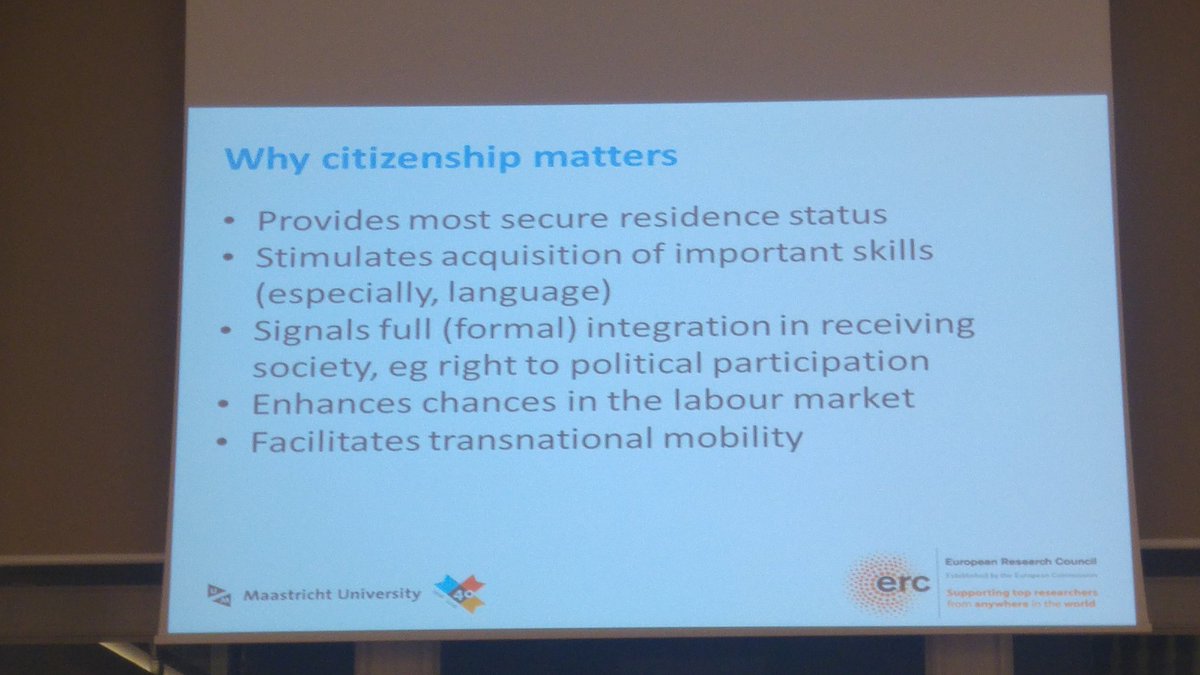 EUI_Schuman's tweet photo. Why #citizenship matters for #immigrants , Maarten Vink from @maasuniversity at the #EUIforum @EuropeanUni https://t.co/ug4W46B2FU