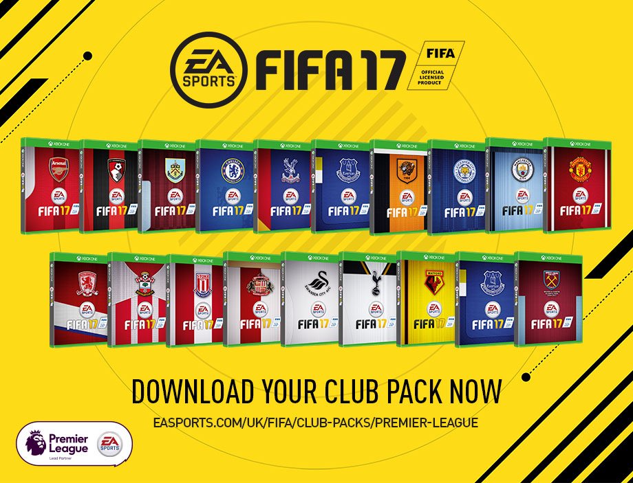 Premier League The Pl Fifa17 Covers Are Pretty Download Your Club Pack Now T Co Doybuplzye Easportsfifa Ad
