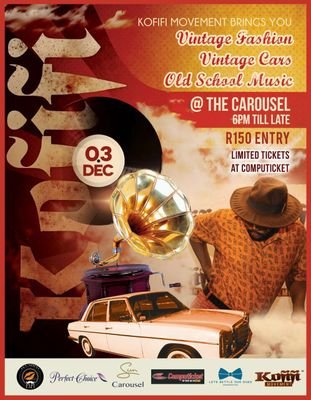 KofifiMovement's tweet photo. #Kofifi #03December #oldachool #SunIntenational #TheCarouselSun @Computicket https://t.co/bb1z1rmYVd