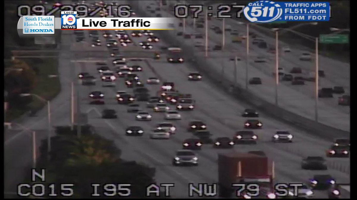 Crash on I-95 SB at NW 79th St Left Lane Blocked #traffic https://t.co/v44uX3Od6R