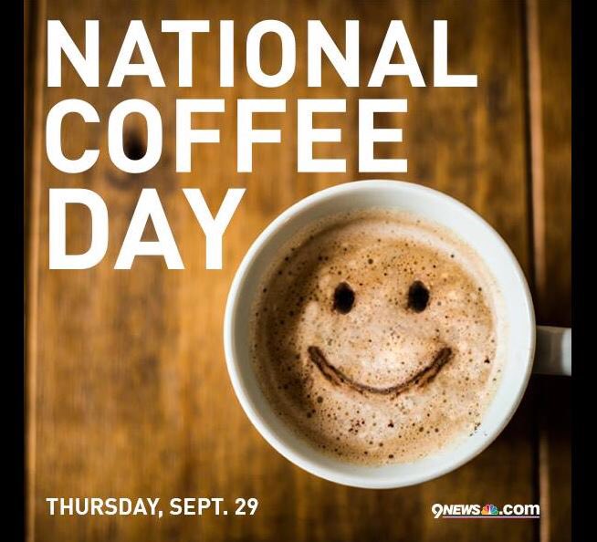 I usually bring coffee from home but since it's NationalCoffeeDay I let director Adam buy me a vanilla latte.