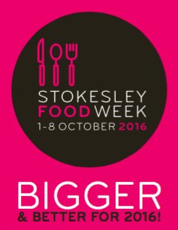 StokesleyFFest's tweet photo. Bigger and Better for 2016! Join us in #Stokesley for our Food Week, all the tasting starts on Saturday at our Farmer's market! https://t.co/FYJfnNkcaF