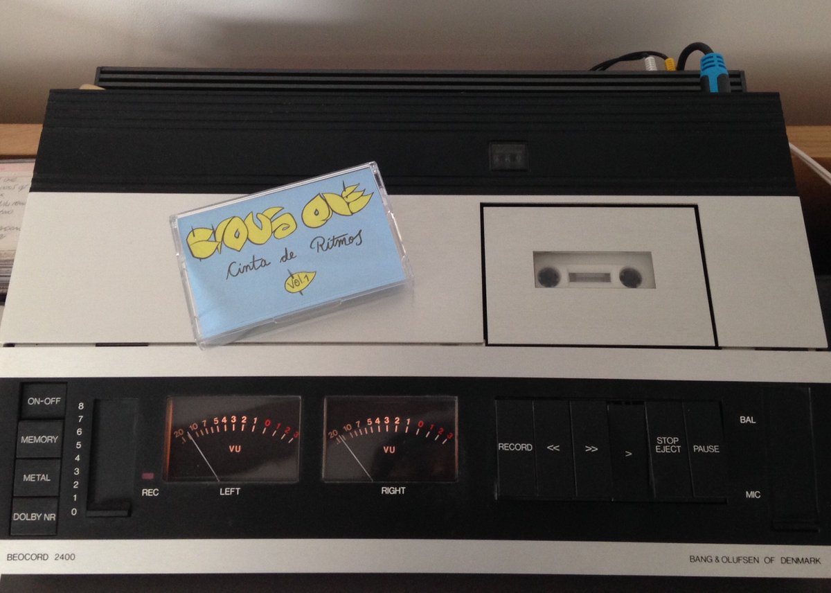 AverageGradient's tweet photo. Love this #relic, especially after getting hold of the #cintaderitmosvol1 #cassette by @BrousOne. #Tape #Beats #Brousone @BangOlufsen https://t.co/A6KIHCQdre