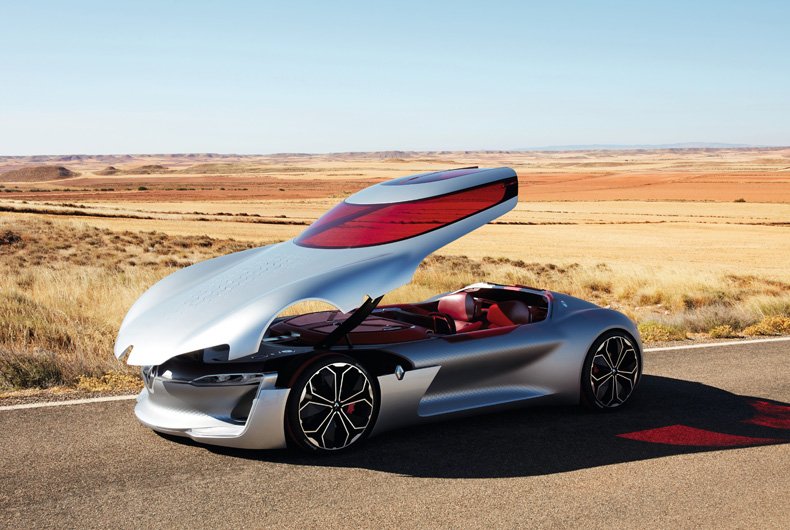 renaultgroup's tweet photo. #RenaultTREZOR, the #conceptcar infused with #Renault style https://t.co/pUNECzV7wg https://t.co/3XXfAYsqbI