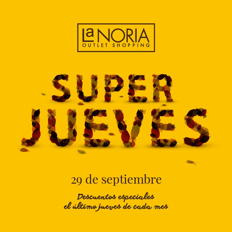 lanoriaoutlet's tweet photo. ¡Dale la bienvenida al otoño en nuestro Súper Jueves! ¿Nuevas colecciones con rebajas increíbles? ¡Es posible! >> https://t.co/OEBwhFU4PK https://t.co/NImVdIofby
