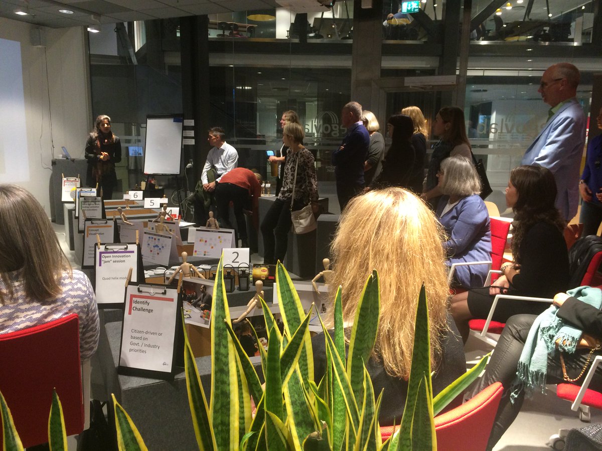 eGovLab's tweet photo. Inspiration day at eGovlab with Regeringskansliet! Co-creation loading! #smartSweden #egovernment https://t.co/K43xUNzvws