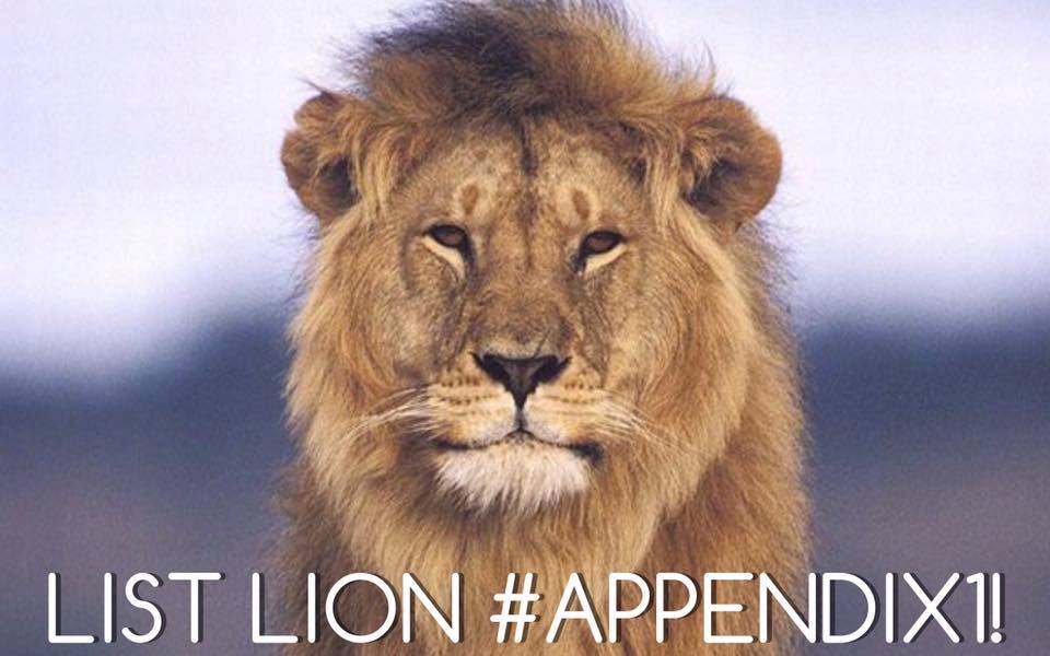 tselsmark's tweet photo. @CITES .@CITESCoP17 #NationalCoffeeDay say Include #Lions on #Appendix1! LIONS are #ENGANGERED! https://t.co/tNUyGoU4Mh #CoP17 #TeamLion https://t.co/C81i9Jl1Ll