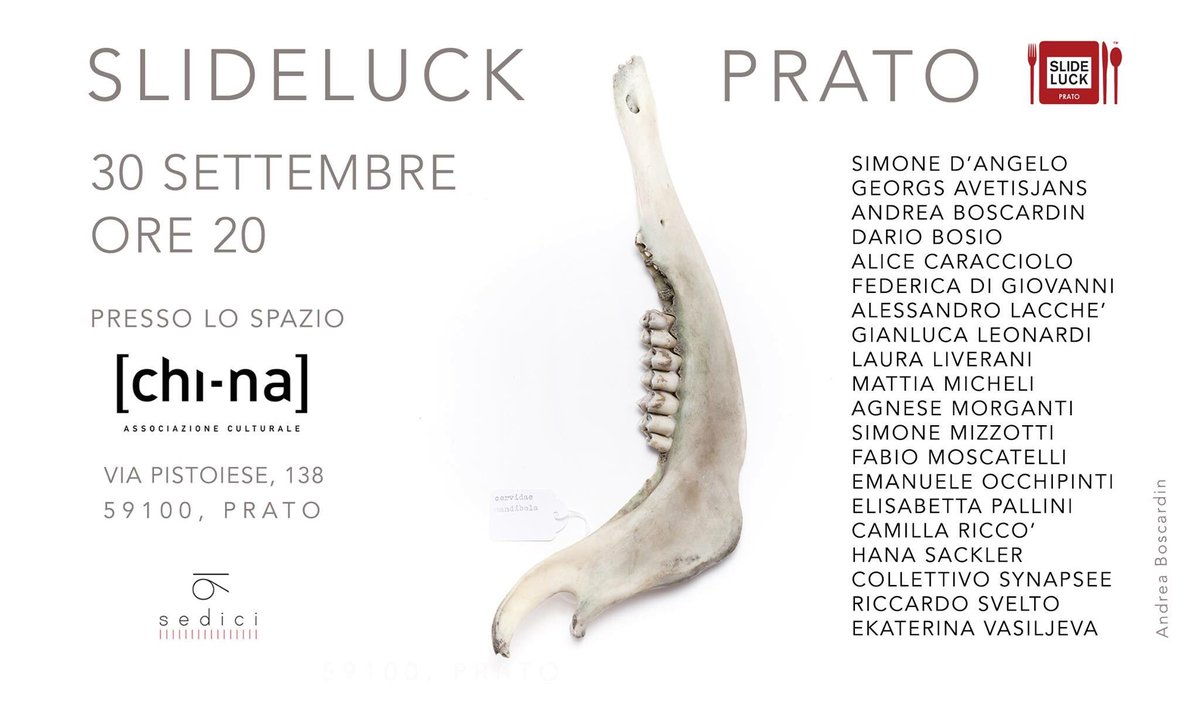 Domani 30.09 ore 20 c/o #China
@slideluck #Prato #cultura #chinatown