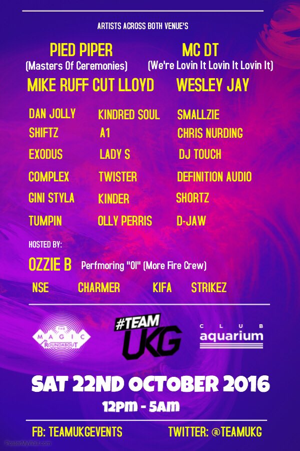 Our 1st Birthday at <a href="/TeamUKG/">#TeamUKG</a> 

Ft <a href="/DJDanJolly/">Dan Jolly</a> +more 

Tickets: fatsoma.com/TeamUKG/yhf7qe…