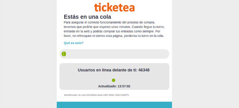 rintereconomia's tweet photo. Ticketea se vuelve a colapsar: esta vez con el #vinarock2017 https://t.co/oZxzi8Q0ln https://t.co/4X3MrCG7FF