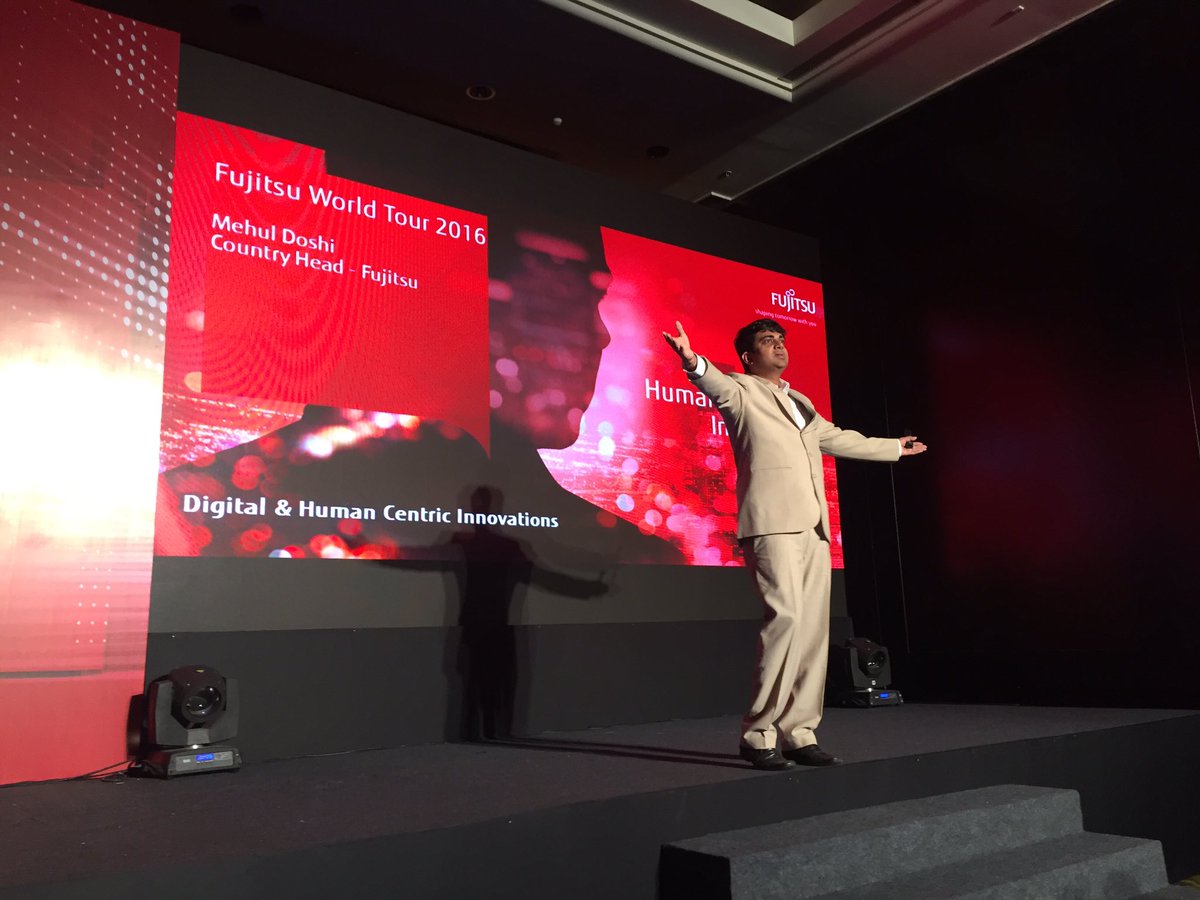 leuti1leuti's tweet photo. See enthusiastic Mehul Doshi presenting FJ Digital Infrastructure @ #FujitsuWT2016 in Bangalore https://t.co/mPjNyBf0HP