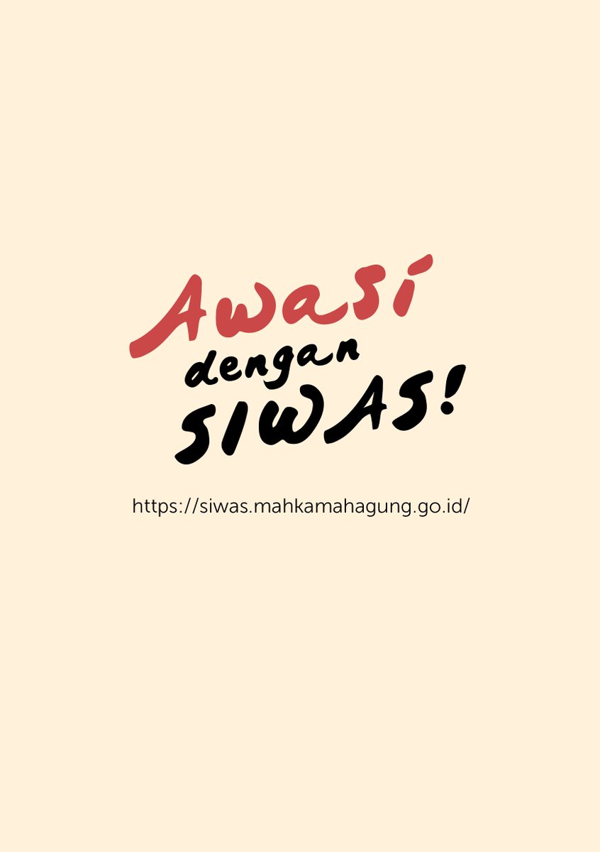 HukumOnline's tweet photo. Yuk berbarengan mengawasi transparansi peradilan agar menjadi bersih dengan SIWAS! 
*kerjasama https://t.co/yAfMI2nHDD