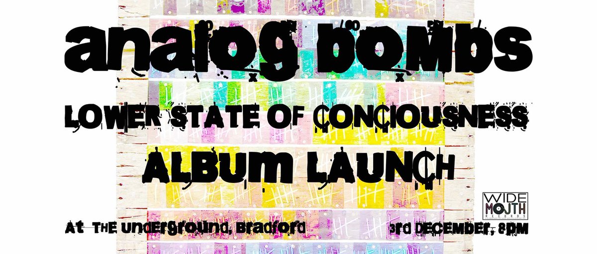 AnalogBombs's tweet photo. It's only taken us 15 years, but we'll be releasing our debut album on 3rd December on the lovely @WideMouthRecrds #abouttimereally https://t.co/ncRJwHtD83