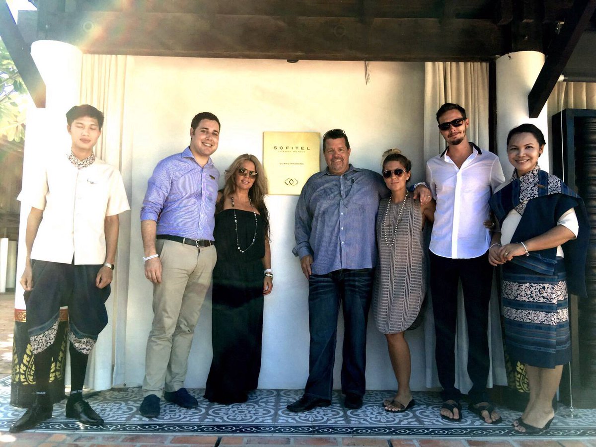 It was a honor to host the lovely Langford family at Sofitel Luang Prabang in their 116th stay in a different Accor Hotel. #langford #Laos