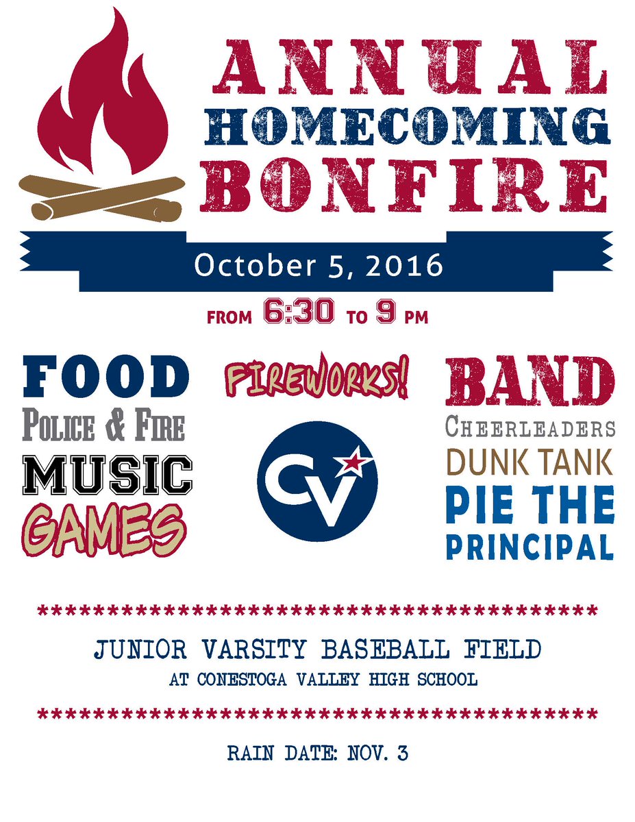 CVBuckskins's tweet photo. Hey CV Community: Are you ready for Homecoming next week? Come out to the annual bonfire on Wednesday at 6:30 p.m. See you there! https://t.co/Vr1LRV4WfK
