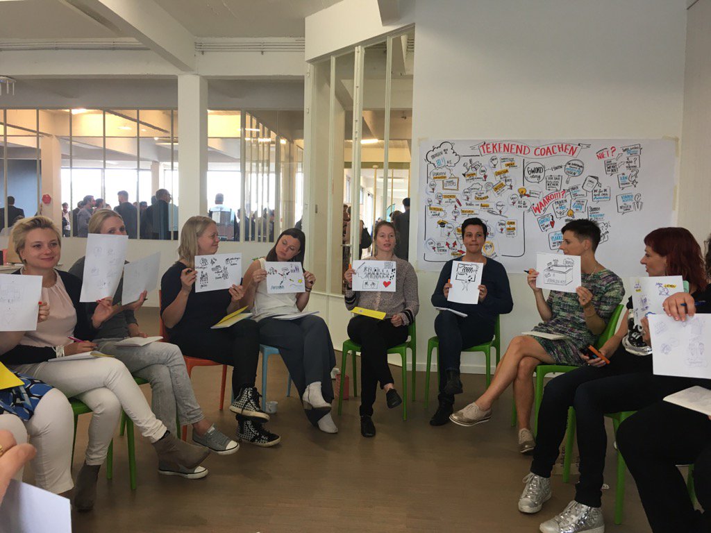AxelleVQ's tweet photo. Tadaaaaaam!! #tekenendcoachen #visualharvesting https://t.co/h5AwwoLgNz