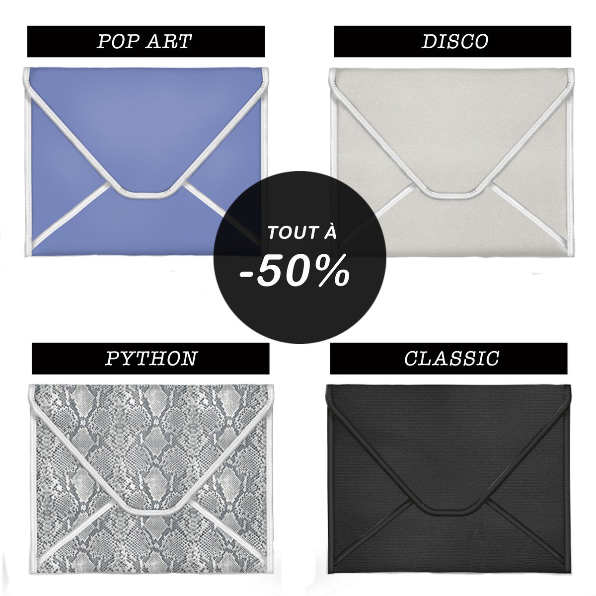 LanaMParis's tweet photo. ALERTE!! toutes nos collections de pochettes sont à moitié prix! Si vous n'aviez pas encore craqué, c'est le moment de se laisser tenter. https://t.co/LzZBU2qPdC