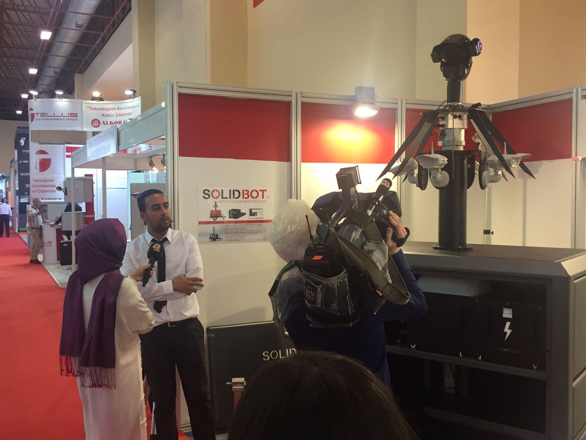 SolidbotSecure's tweet image. Soon on Turkish national television. Keep following us for more info! #solidbot #security #technology #isaf2016