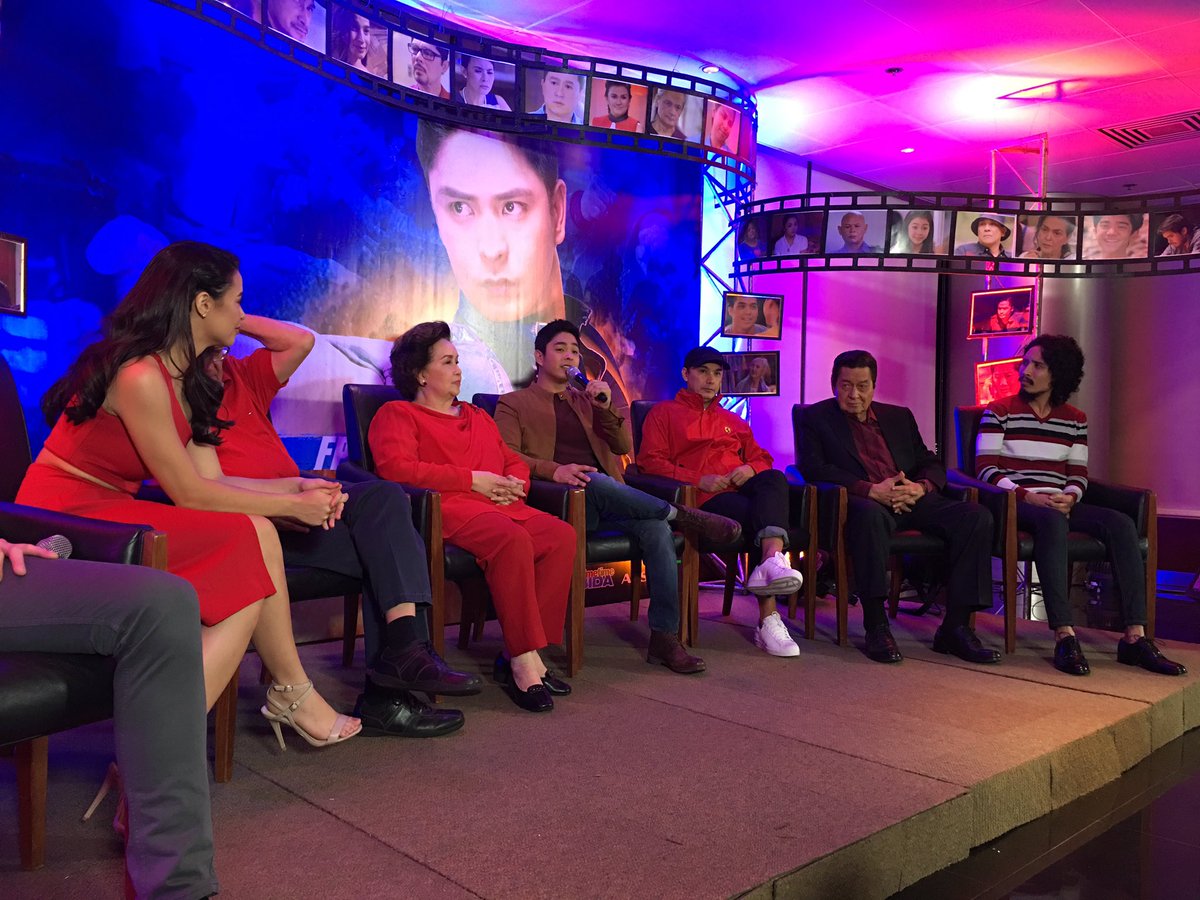 DreamscapePH's tweet photo. "Sobra kong hinahangaan si Tito Eddie." - Coco #FPJAP1TaonPresscon https://t.co/eF0QUF5azy