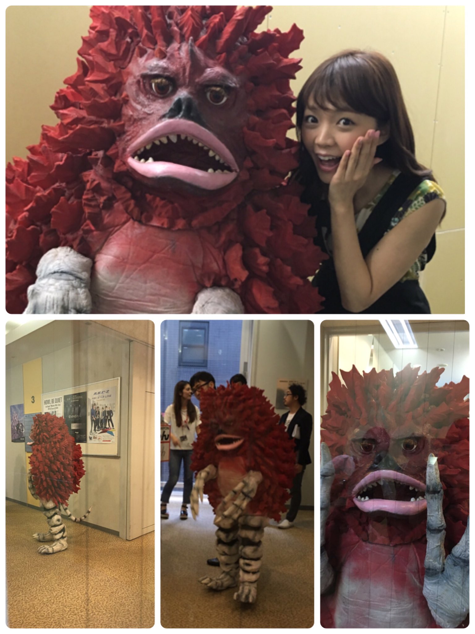 三森すずこ ポニーキャニオンの廊下でピグモンに遭遇 りっぴーとそらまるが出演してるよ ﾉピグモンにドアドンされた 笑 可愛かったー ウルトラ怪獣擬人化計画 T Co E5v2er5fq0 Twitter