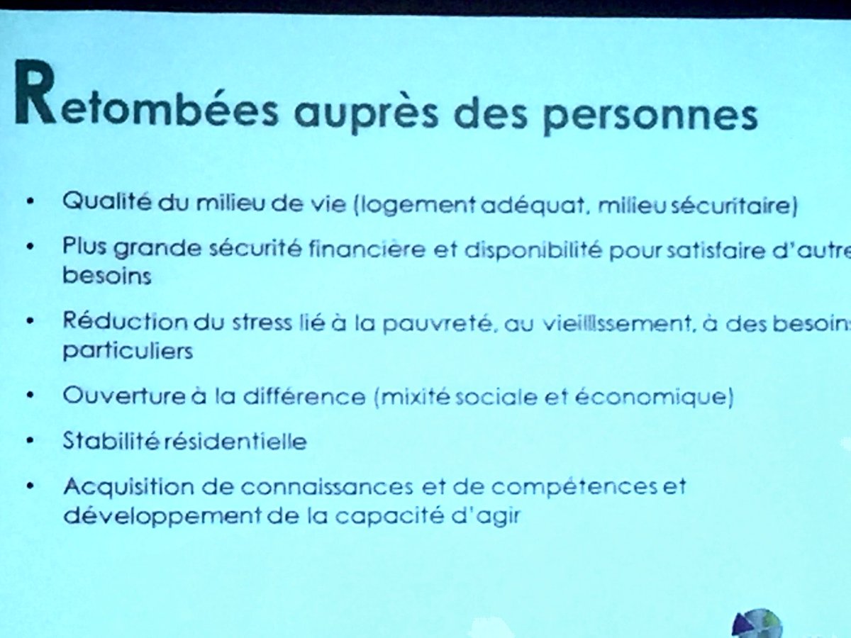 EriCimon's tweet photo. Les retombés de l'habitation communautaire chez les personnes présenté dans l'étude du #RQDS #logement @FQMenligne #polqc #OnEnABesoin https://t.co/BskkyNV7v8