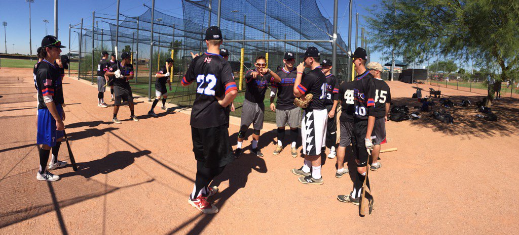 sheahbrand's tweet photo. Big shout out to @JSully12 and all the boys from NEB. I had a blast coaching these guys at The Perfect Game in Az. https://t.co/0UpBK4m4mQ
