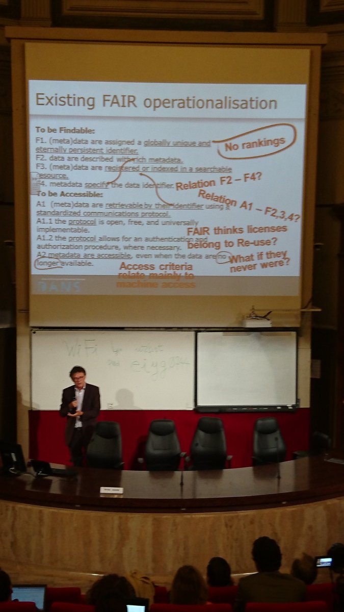 Pascal_Av's tweet photo. #jne2016 Dans présentation FAIR principles #researchdata https://t.co/bA0OfZoXE6