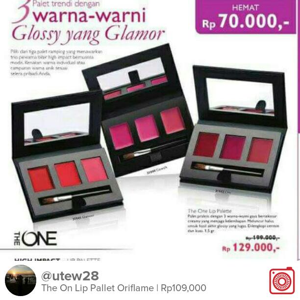 uthew's tweet photo. Selling The On Lip Pallet Oriflame Rp109,000 https://t.co/PTkC7e0Yzm #carousell @carousell_id https://t.co/5kH6A6jF7R
