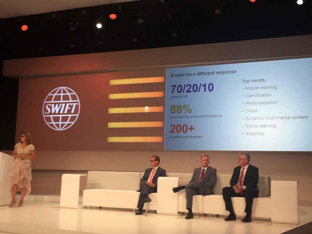kurry2222's tweet image. #swift announces a new learning platform in response of changed training requirements #swiftsmart #sibos2016