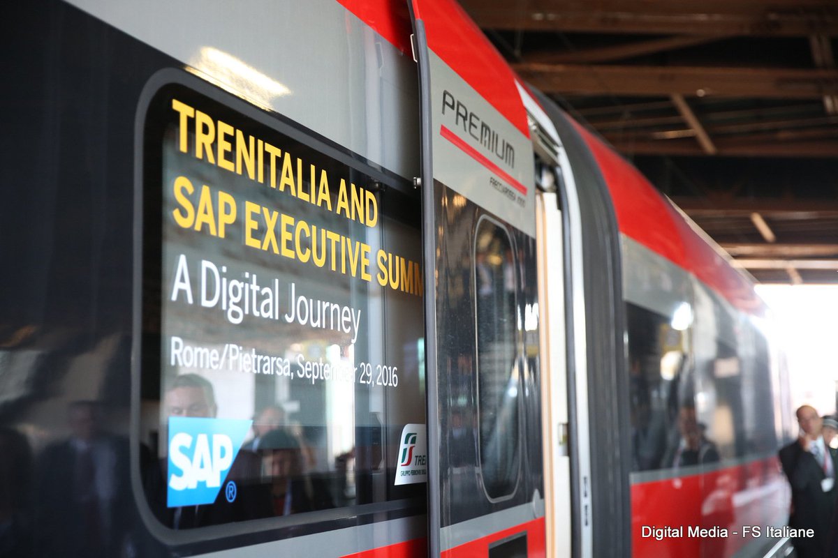 Frecciarossa_IT's tweet image. Verso il Sap executive summit di #Pietrarsa #SAPIoT