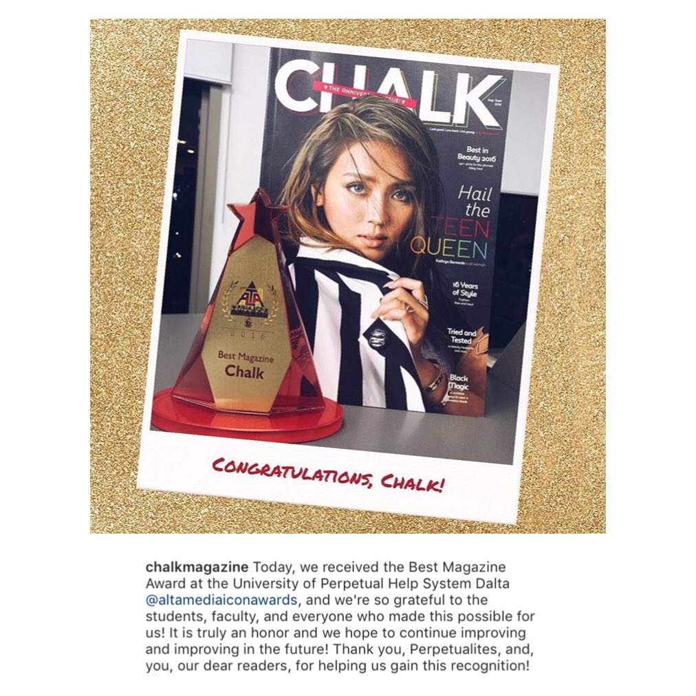 OfficialKBB's tweet photo. BEST MAGAZINE — Congratulations, @chalkmagazine! 🌸❤️ @bernardokath https://t.co/VAEtykd4SQ